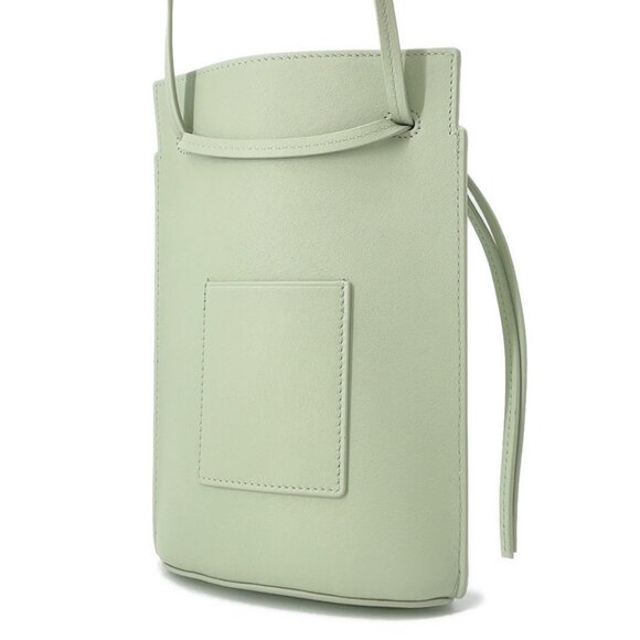 LOEWE Dice Pocket Shoulder Bag Classic calf Light Green C630R12X01 - Picture 2 of 8